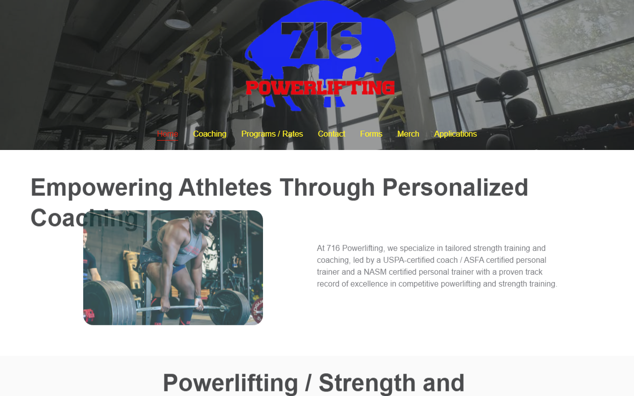 716powerlifting.com screenshot