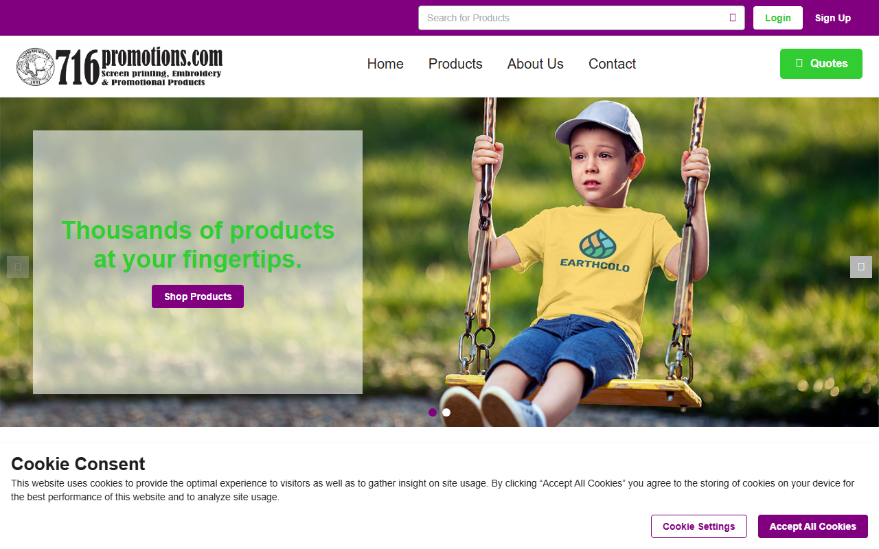 716promotions.com screenshot