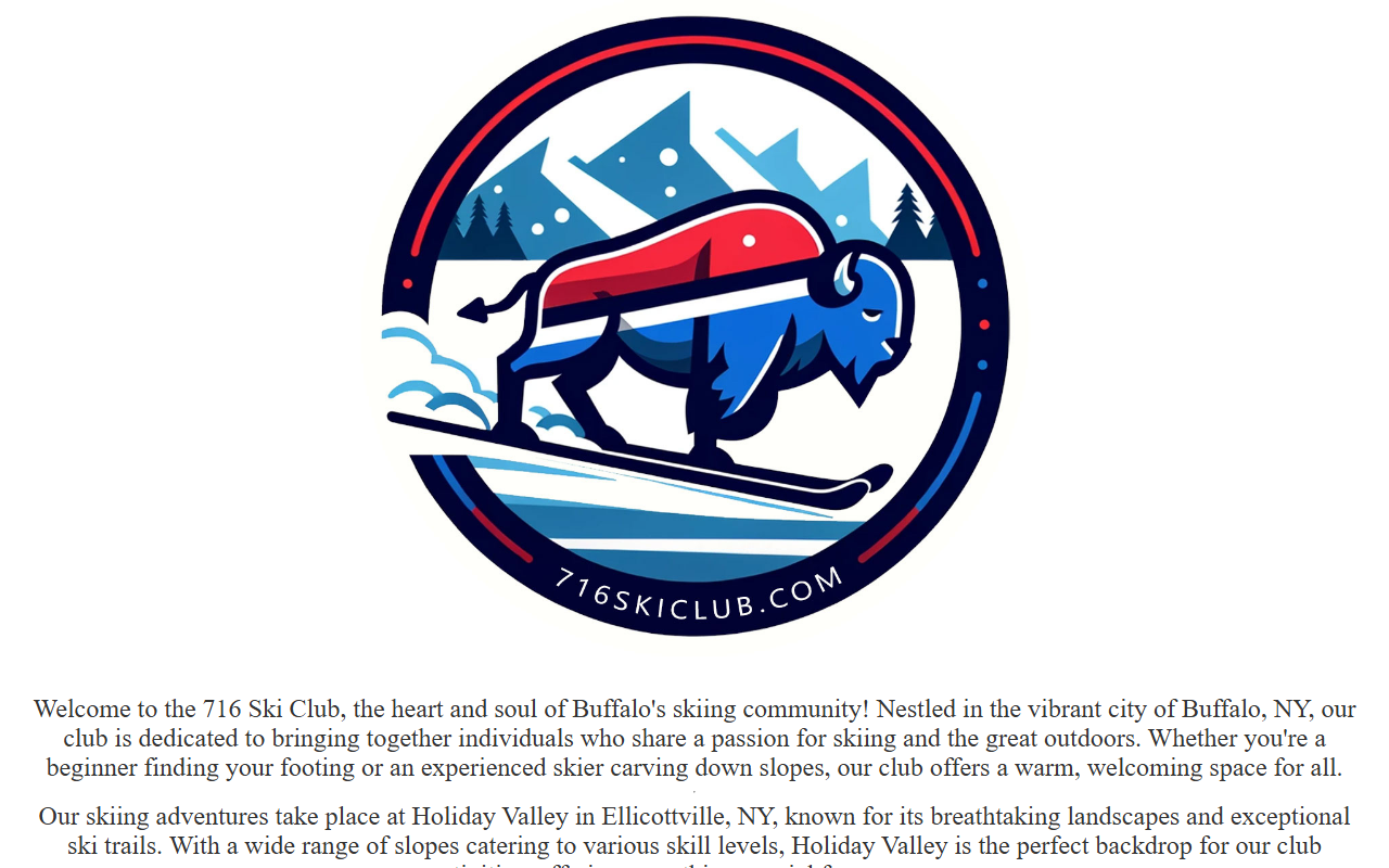 716skiclub.com screenshot