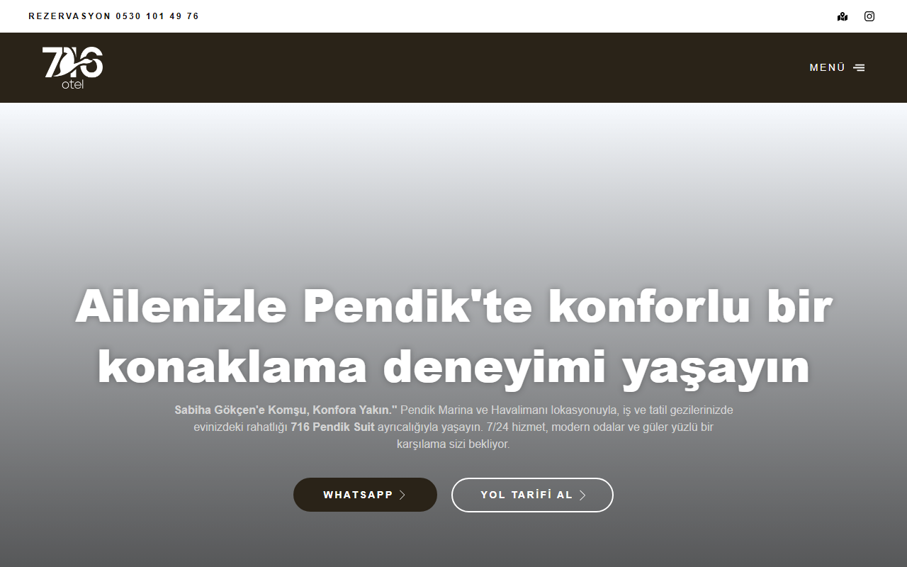 716suitkonaklama.com screenshot