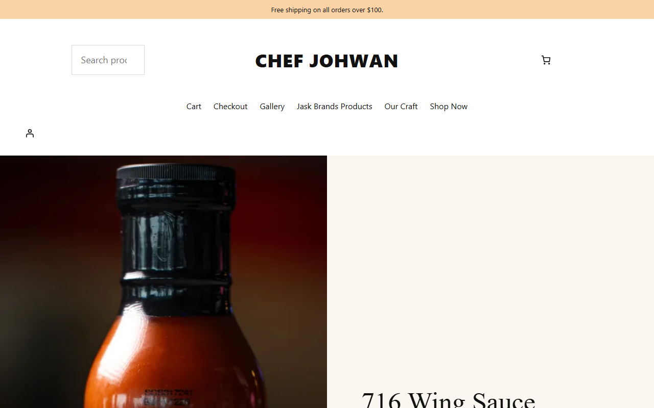 716wingsauce.com screenshot