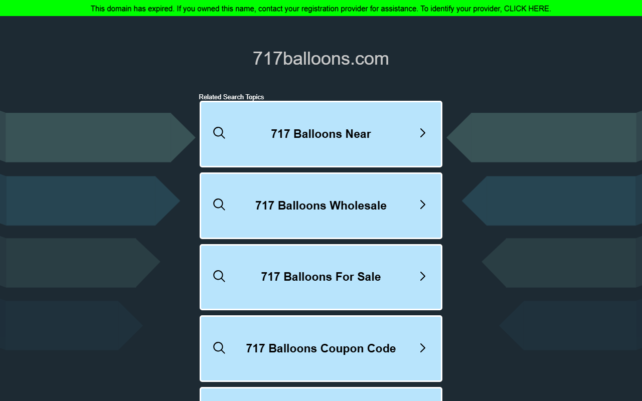 717balloons.com screenshot