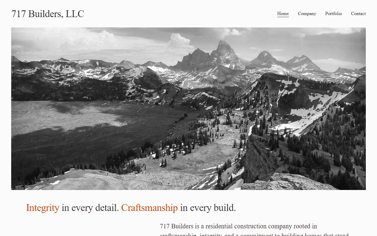 717builders.com screenshot
