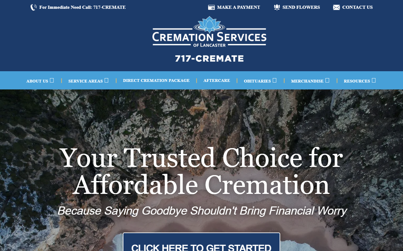 717cremate.com screenshot