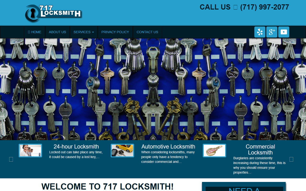 717locksmith.com screenshot
