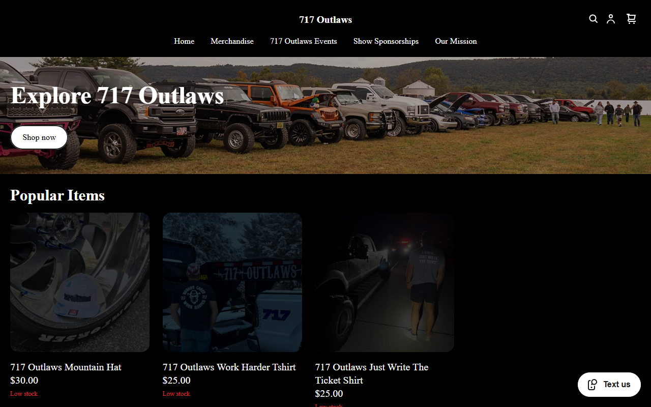 717outlaws.com screenshot