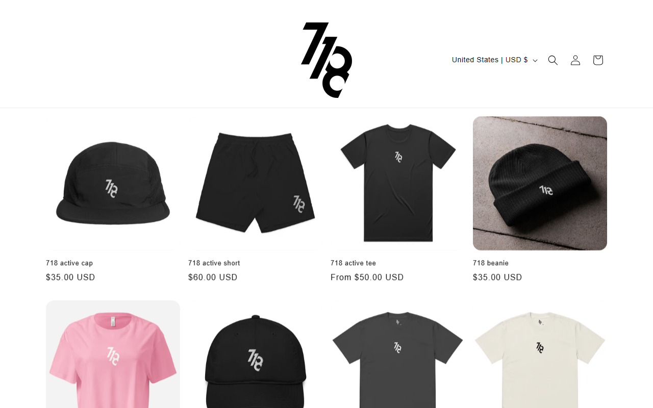 718athletics.com screenshot