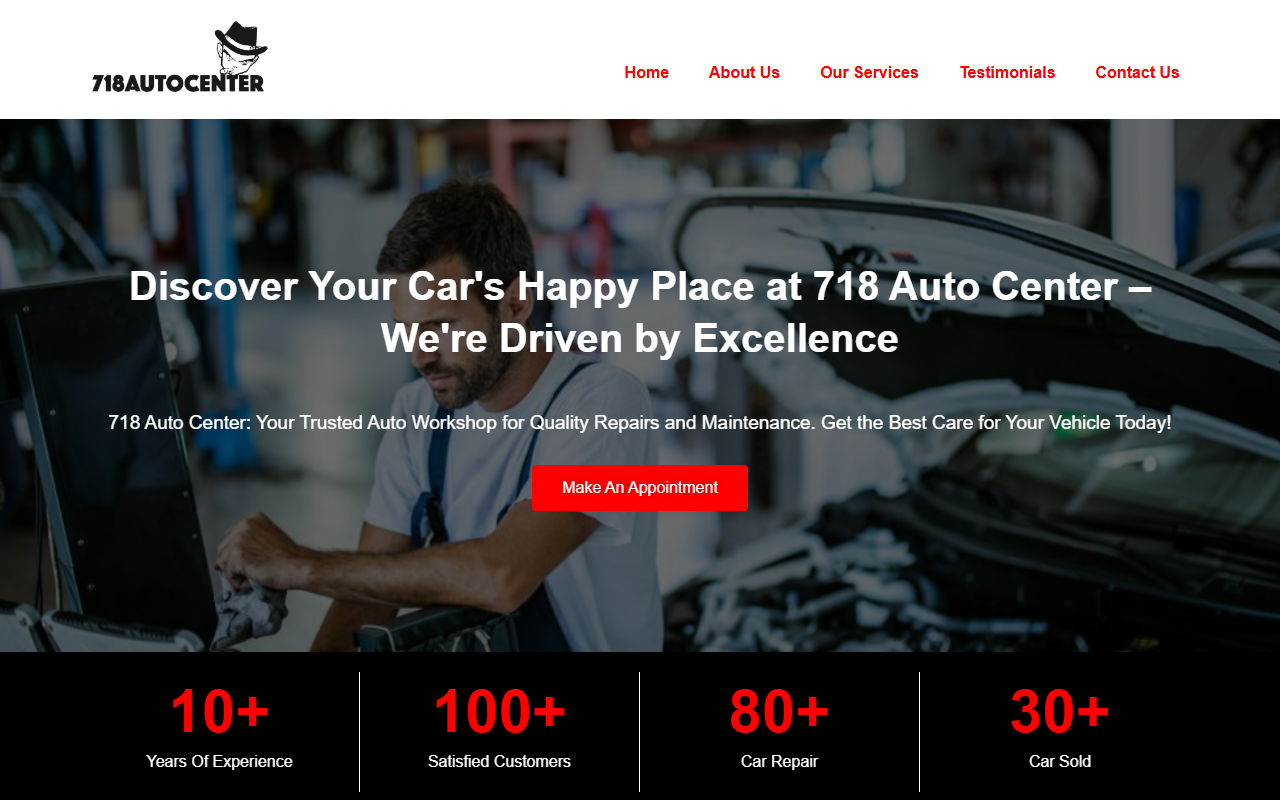 718autocenter.com screenshot