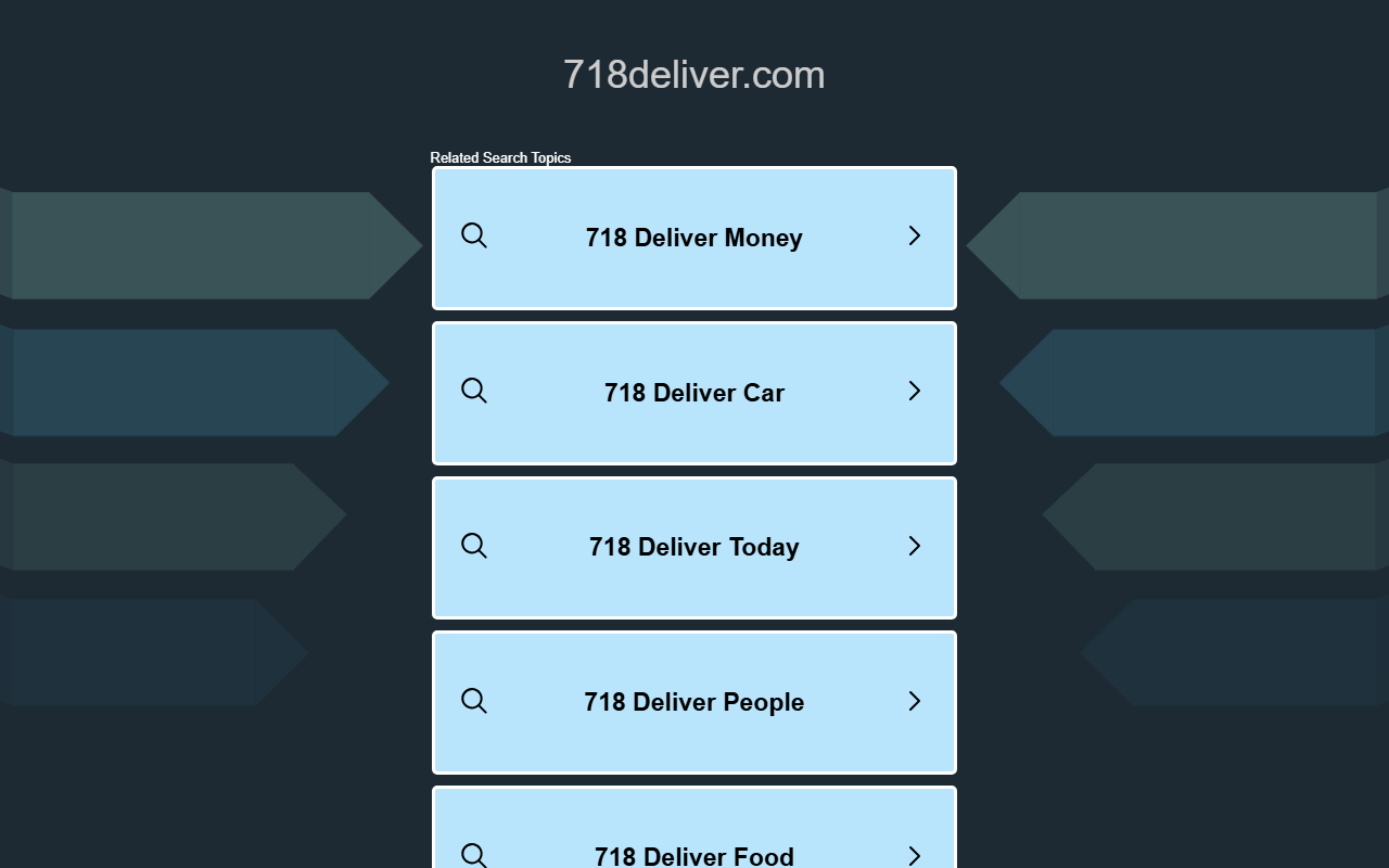 718deliver.com screenshot