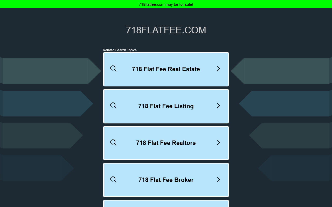 718flatfee.com screenshot