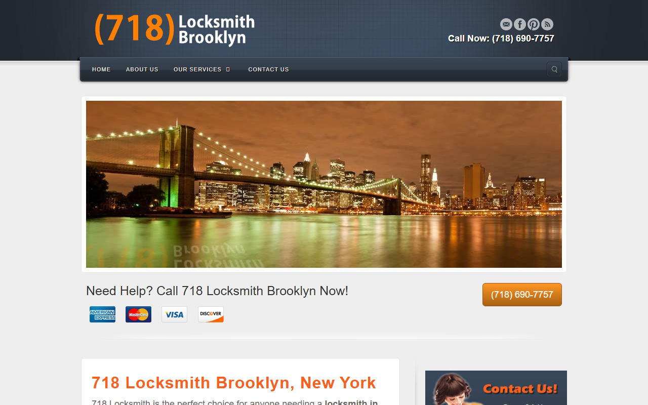 718locksmith.com screenshot