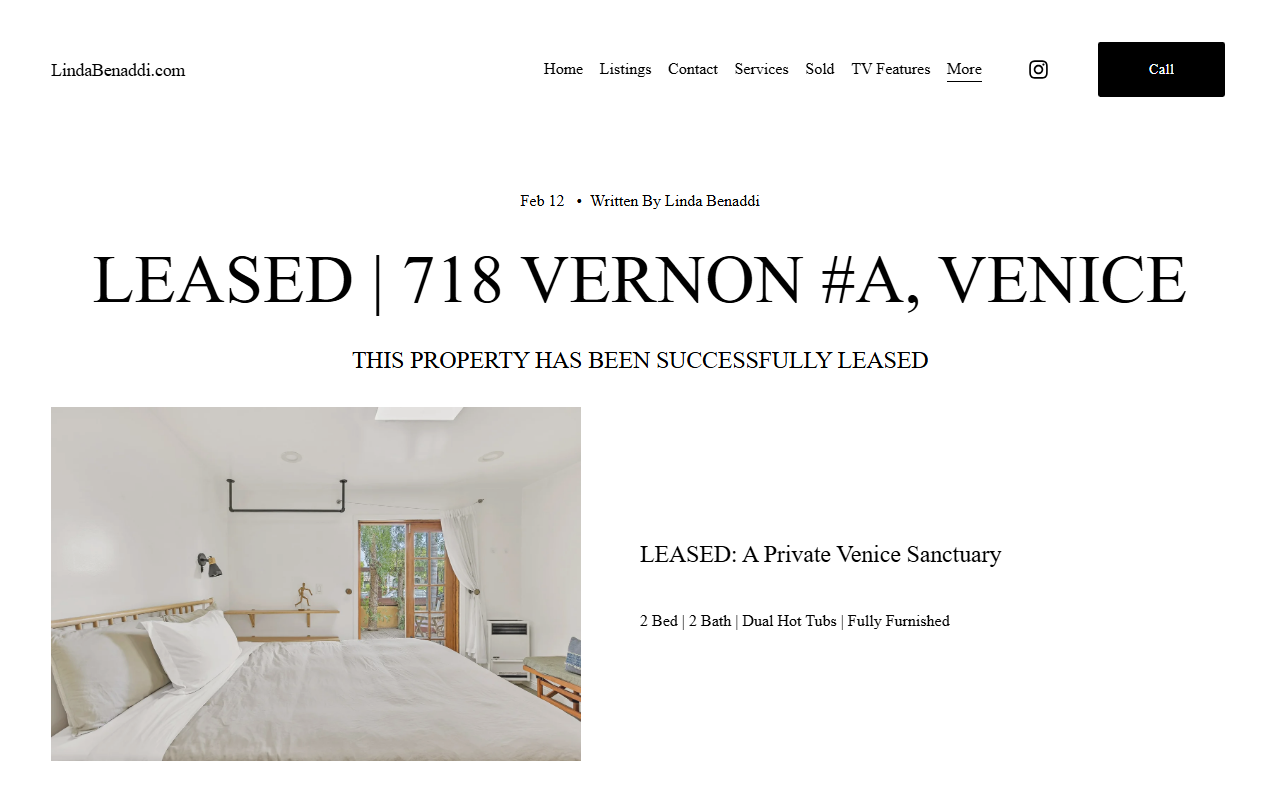 718vernonvenice.com screenshot