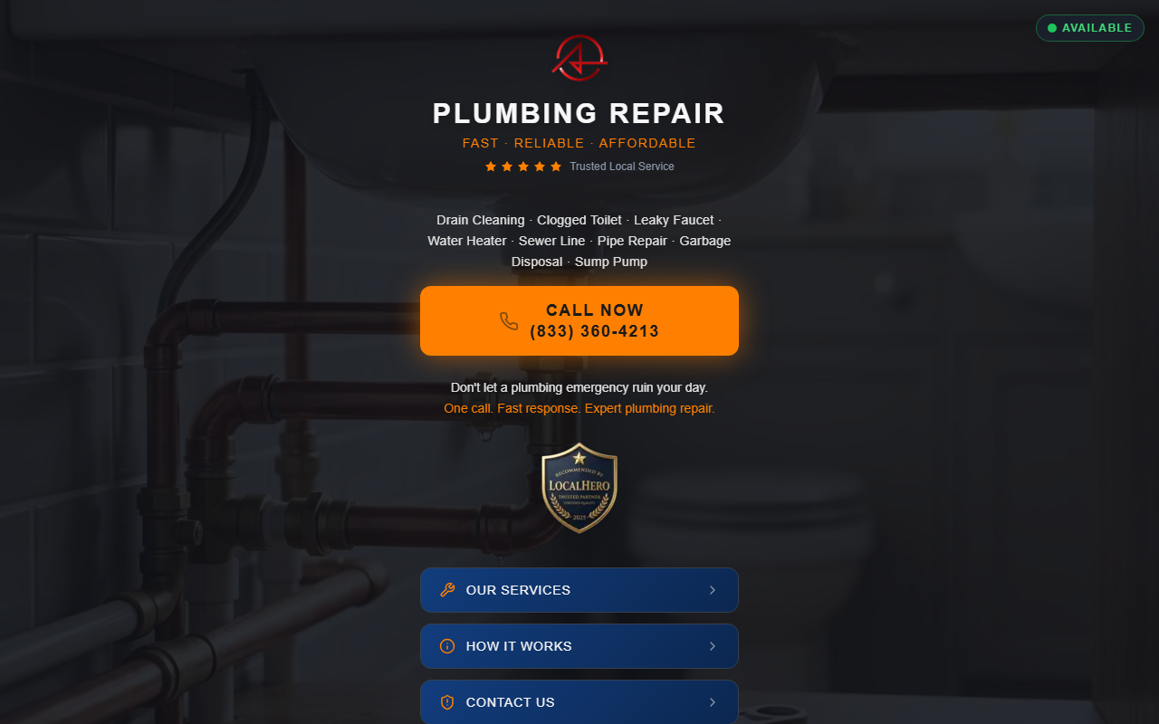 719plumber.com screenshot