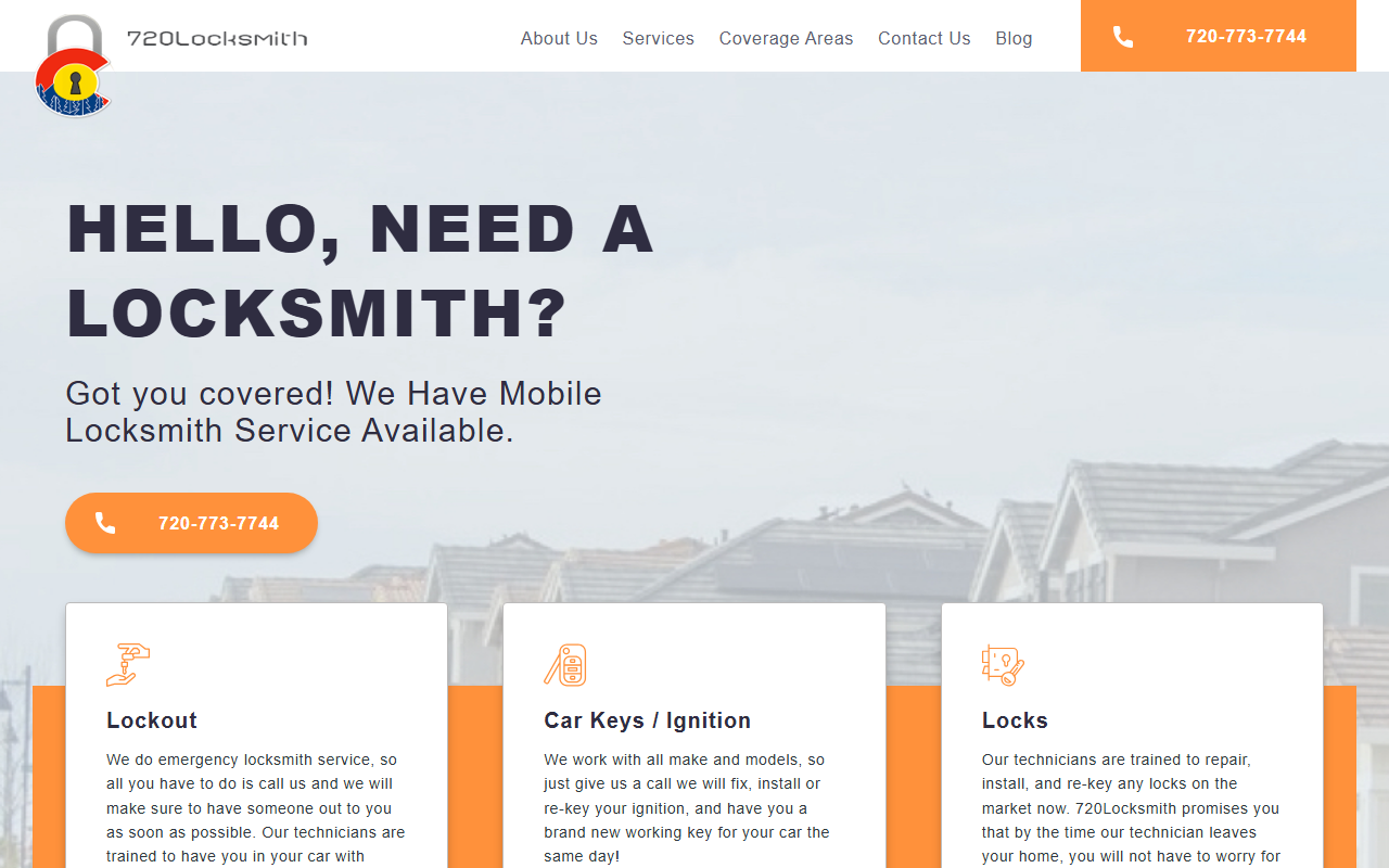 720-locksmith.com screenshot