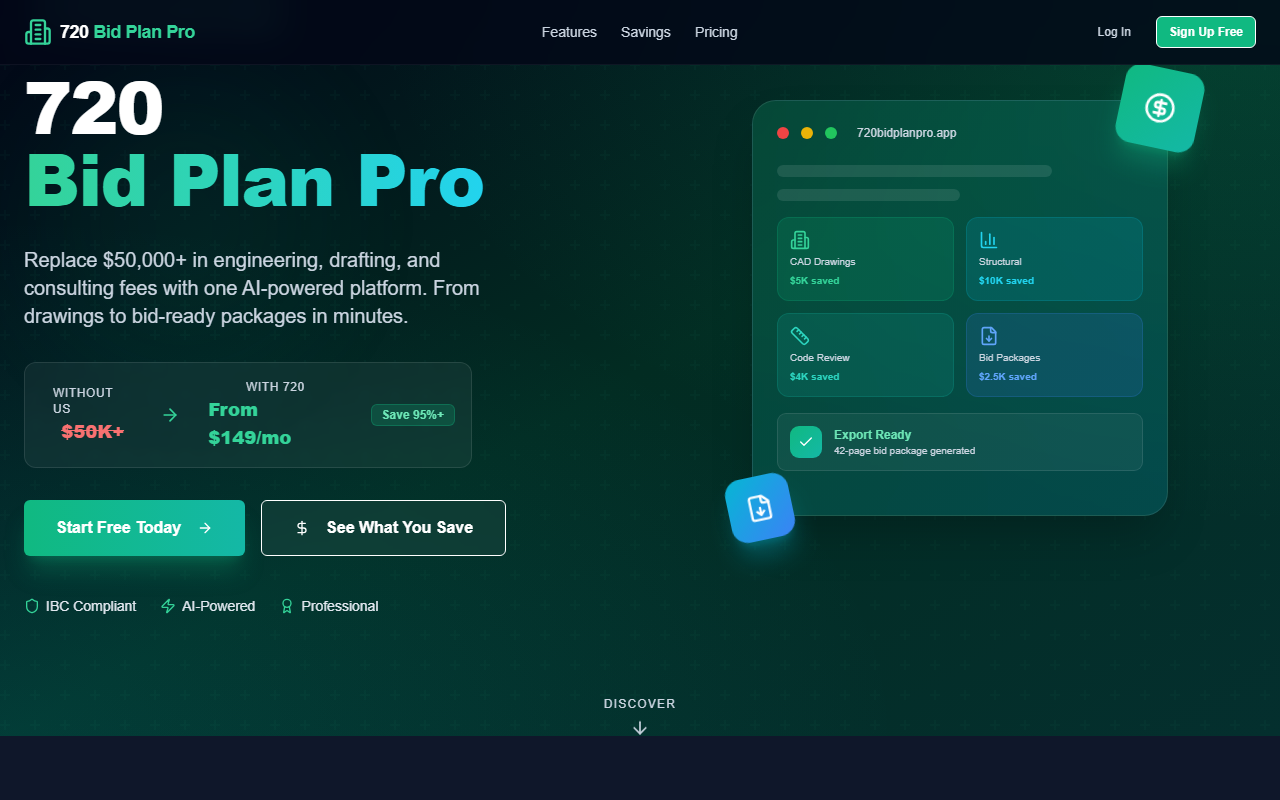 720bidplanpro.com screenshot