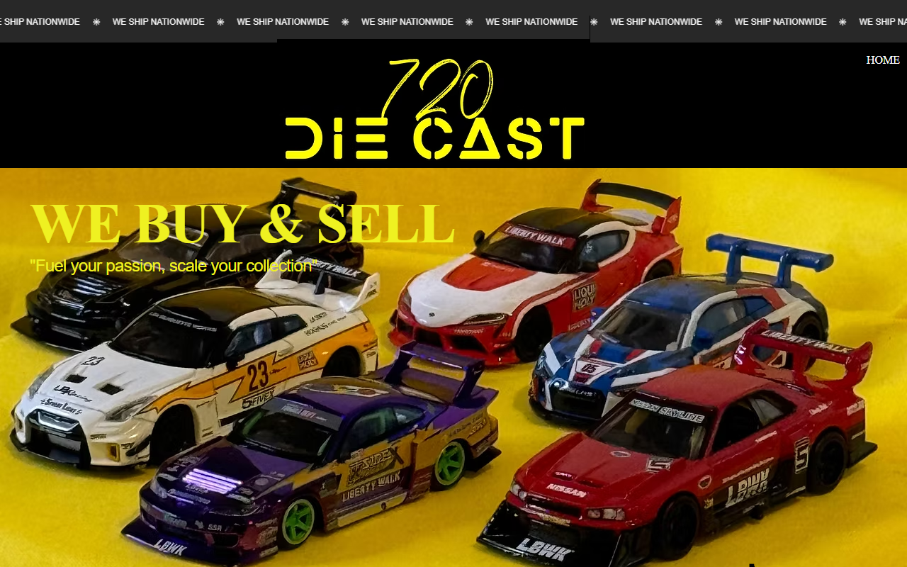 720diecast.com screenshot