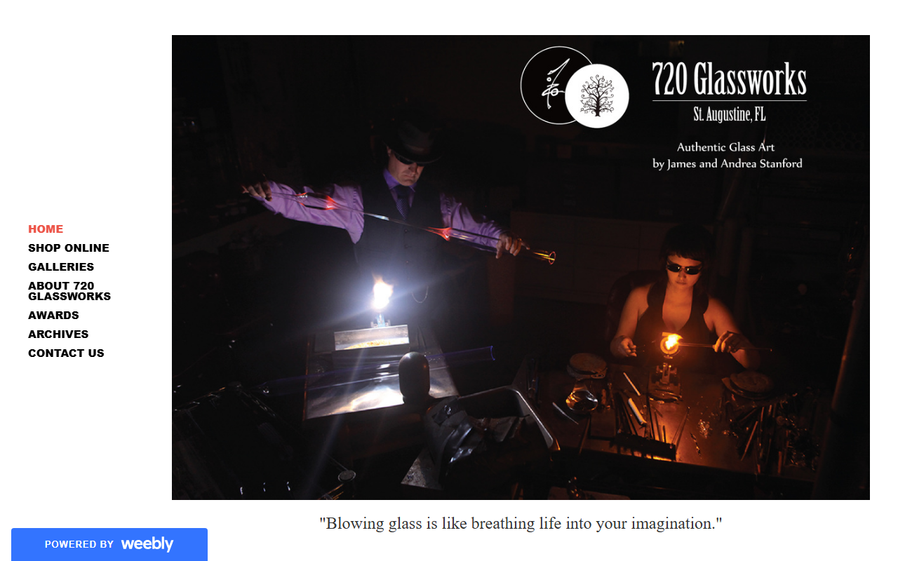 720glassworks.com screenshot