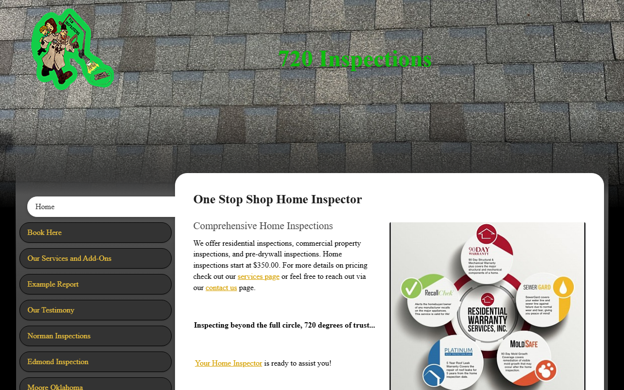 720inspection.com screenshot