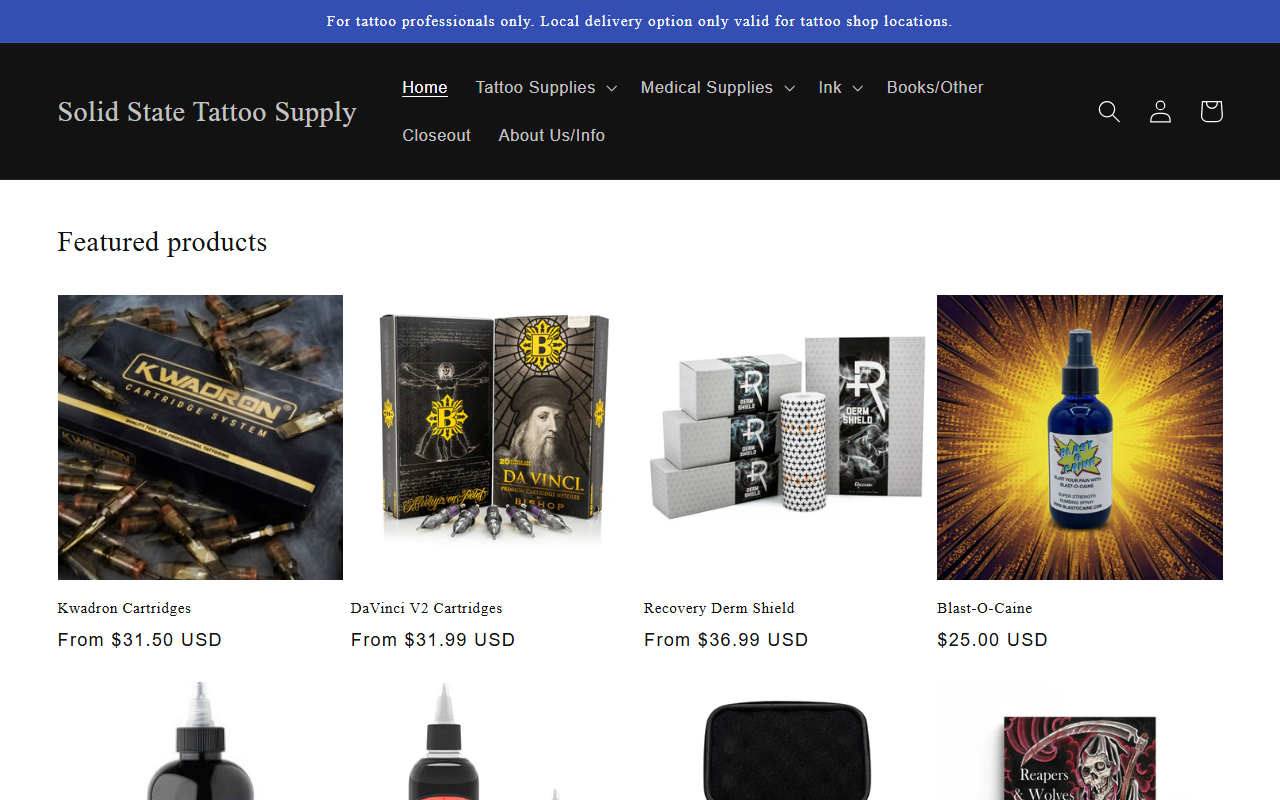 720tattoosupply.com screenshot