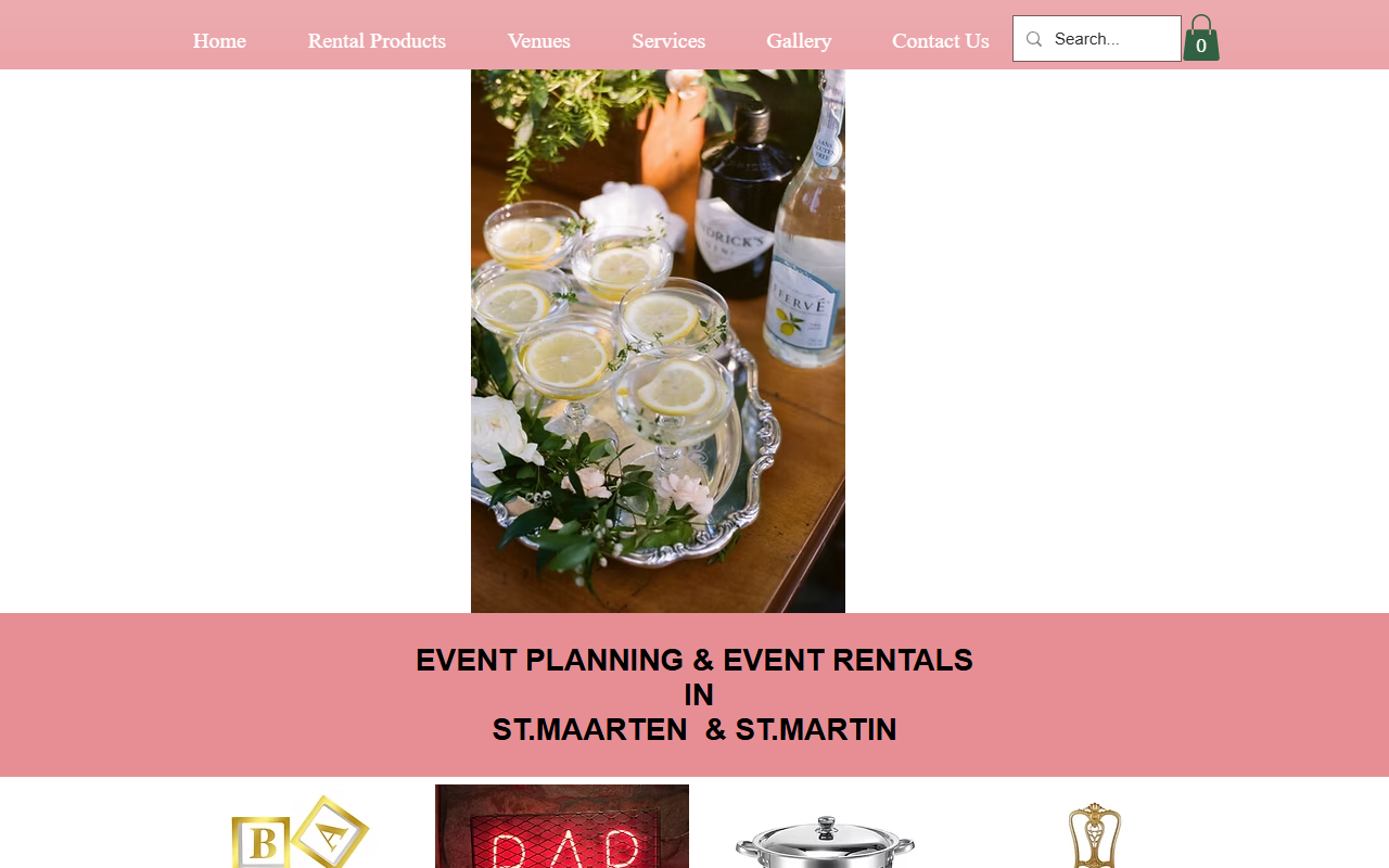 721partyrental.com screenshot