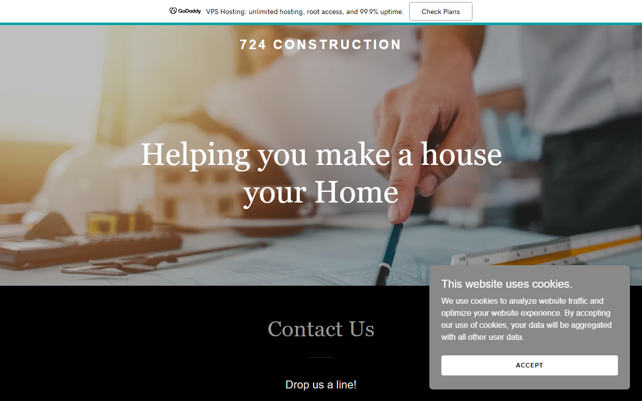 724-construction.com screenshot