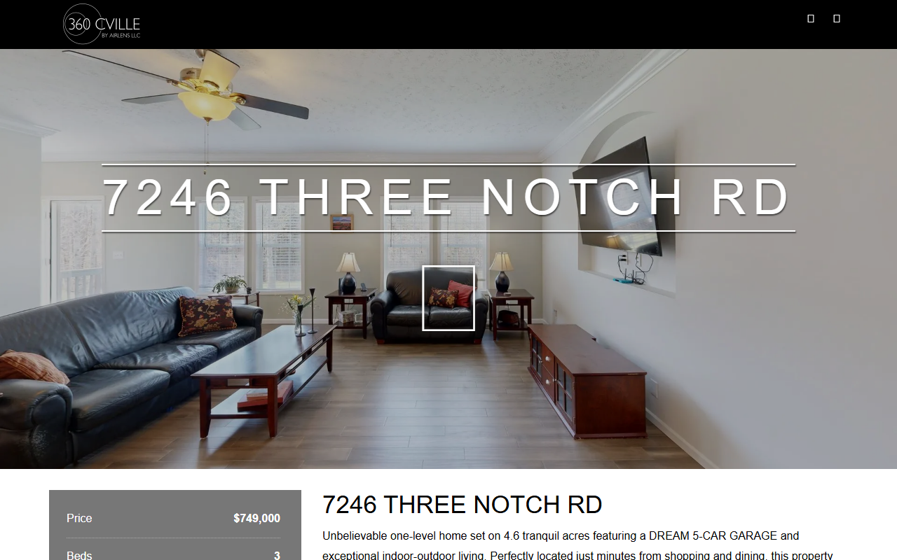7246threenotch.com screenshot