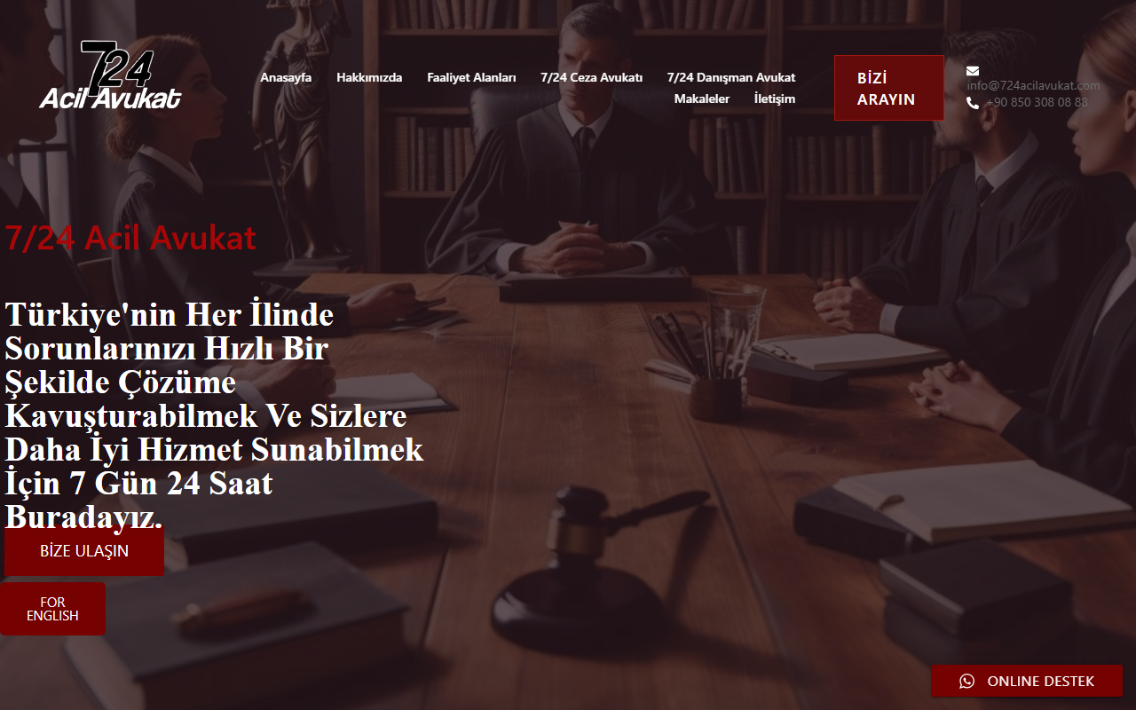724acilavukat.com screenshot