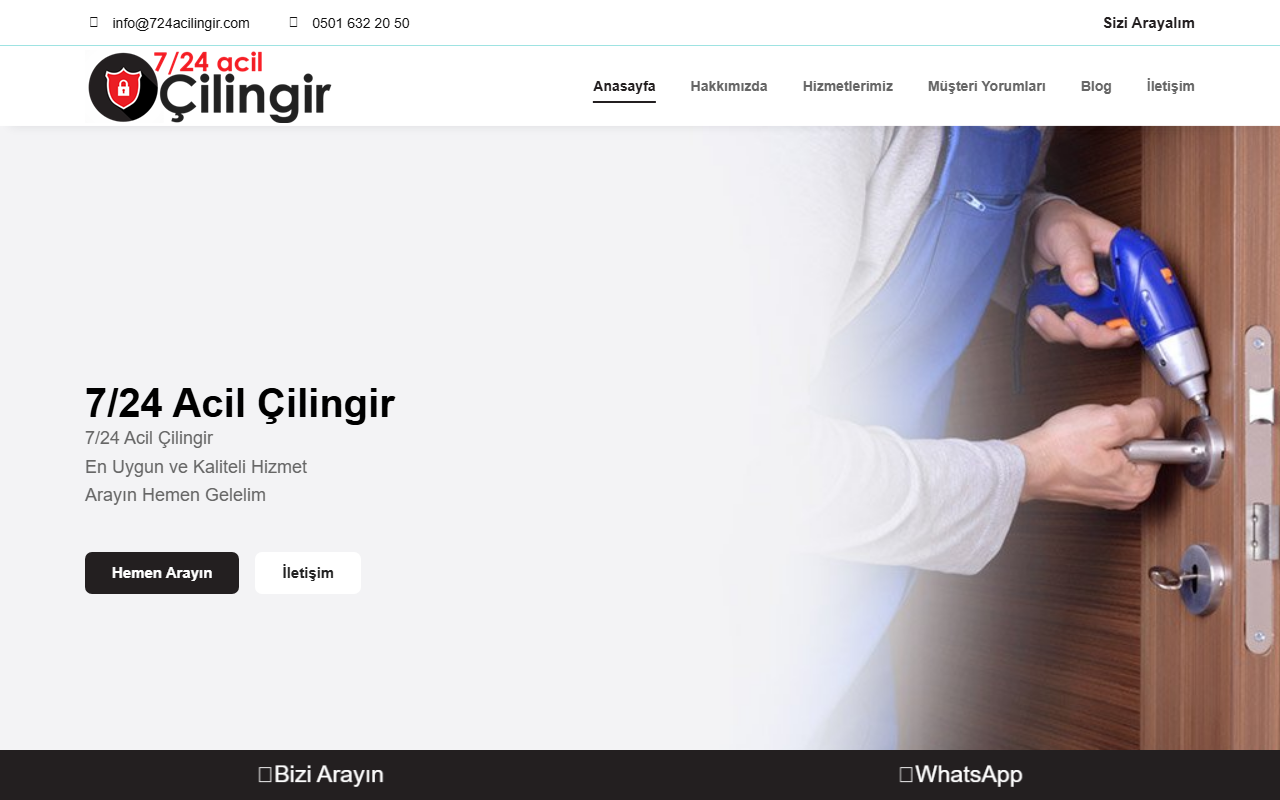 724acilingir.com screenshot