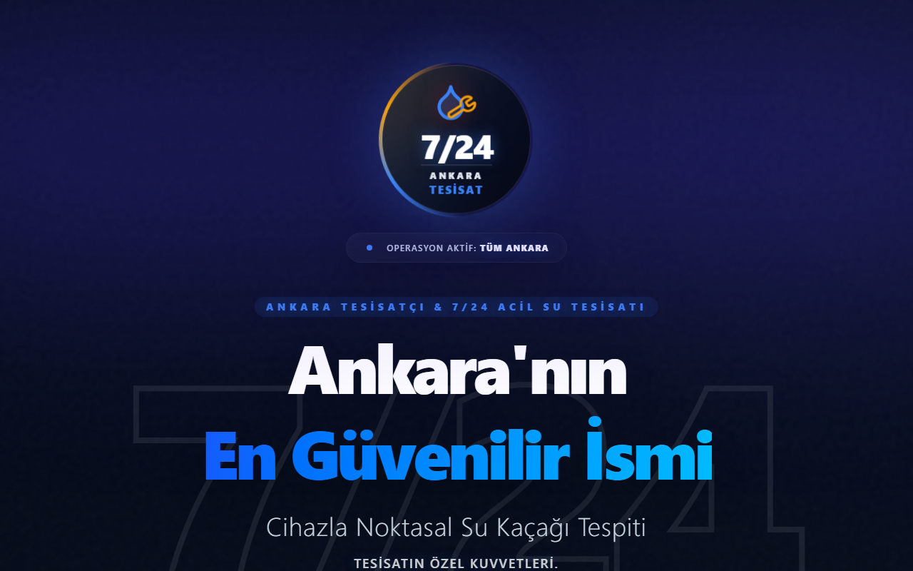 724ankaratesisat.com screenshot
