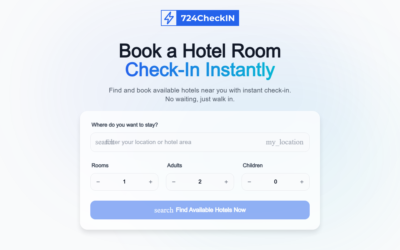 724checkin.com screenshot