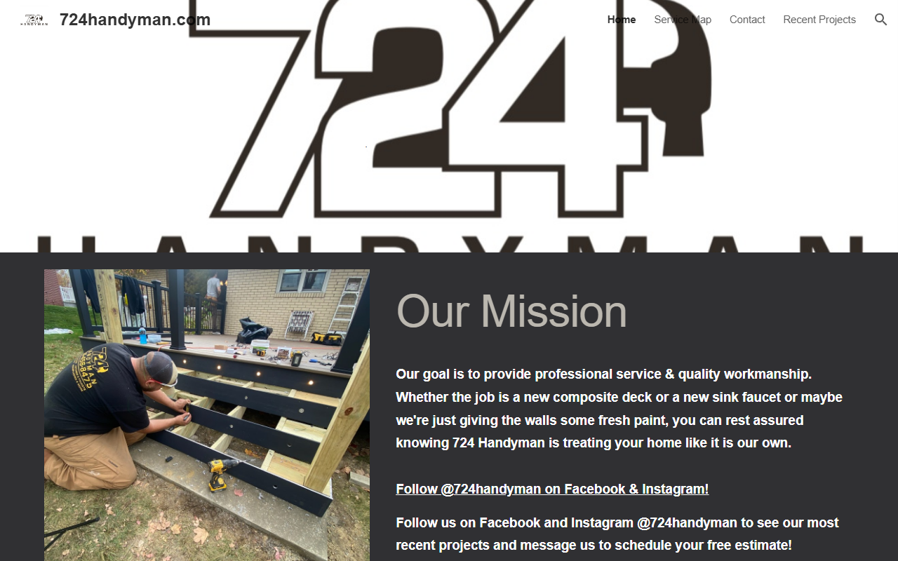 724handyman.com screenshot
