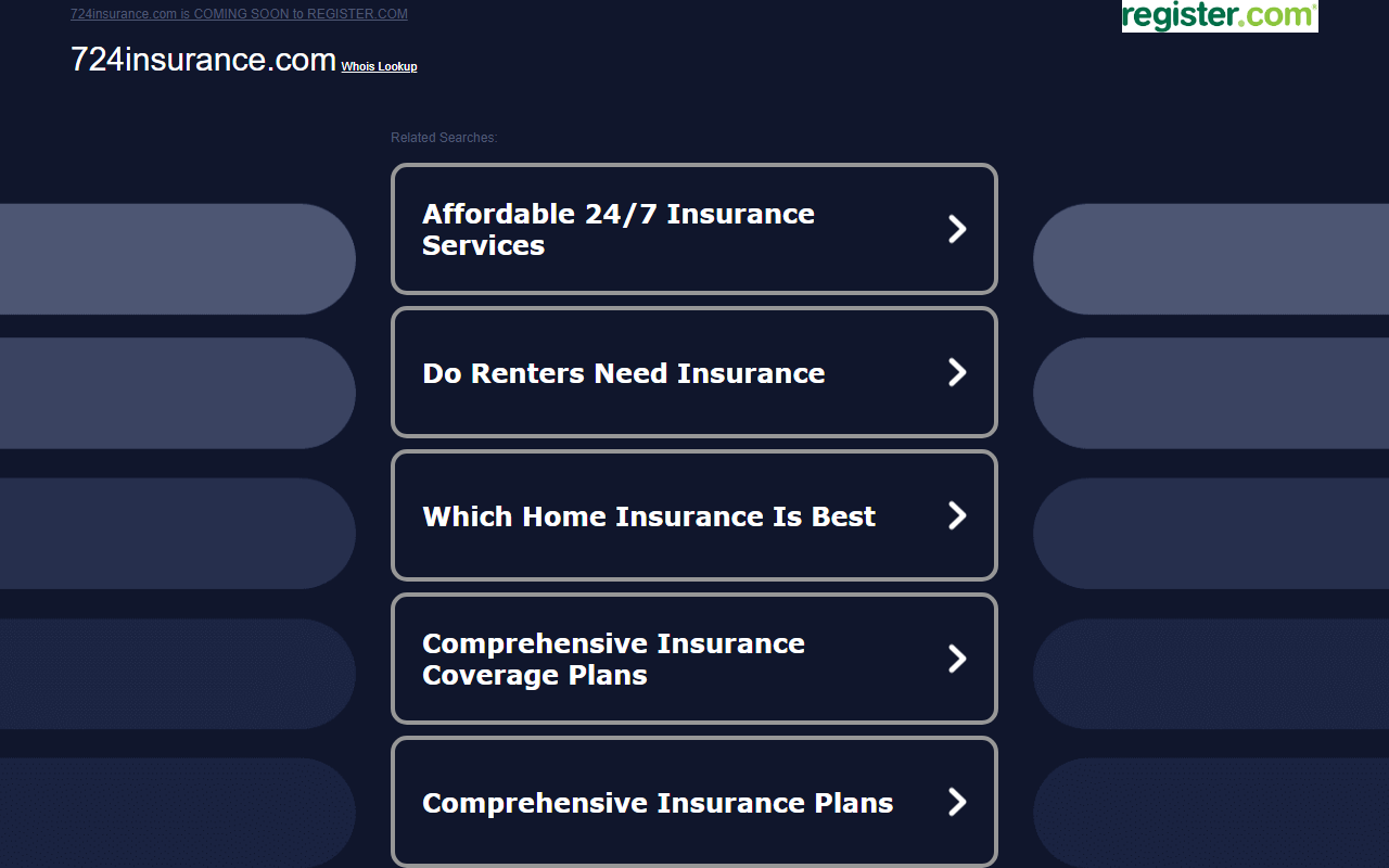 724insurance.com screenshot