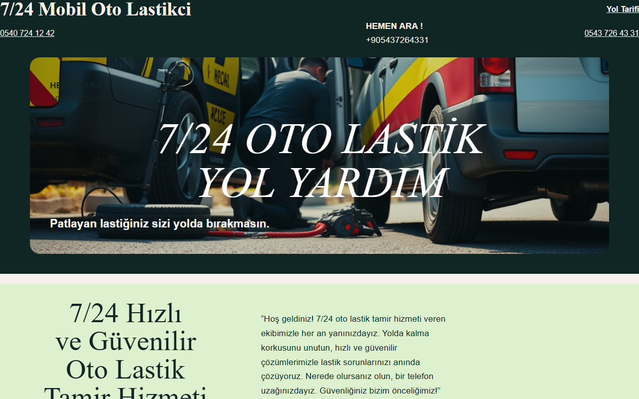 724otolastik.com screenshot