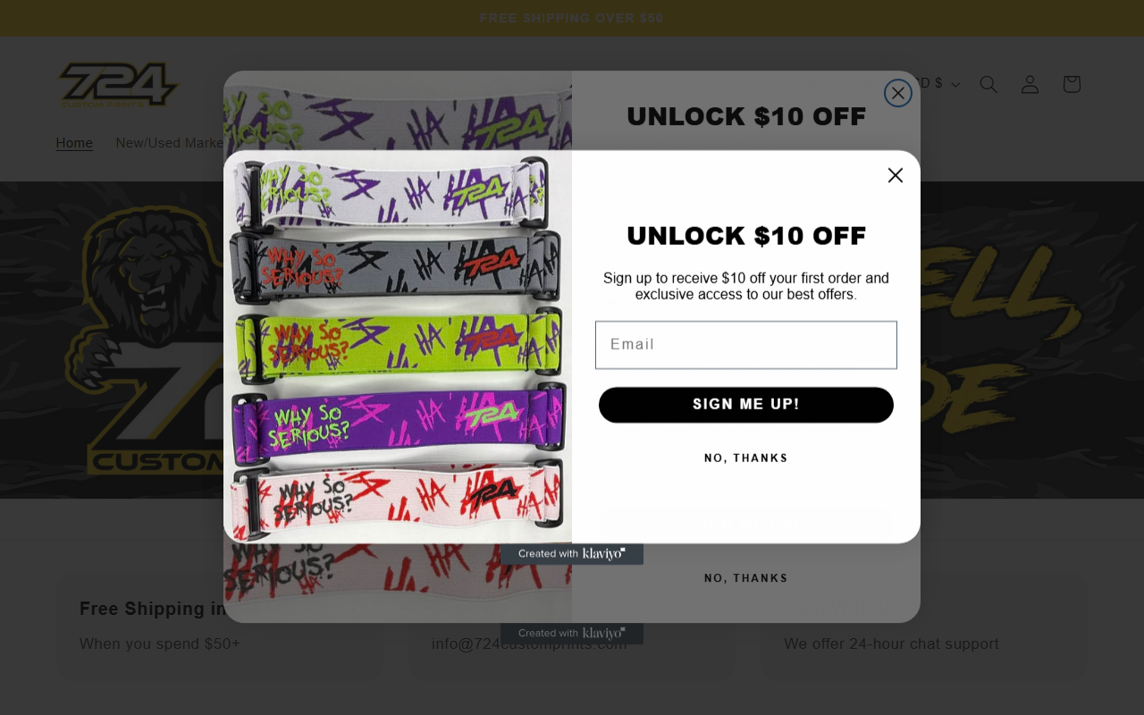 724paintball.com screenshot