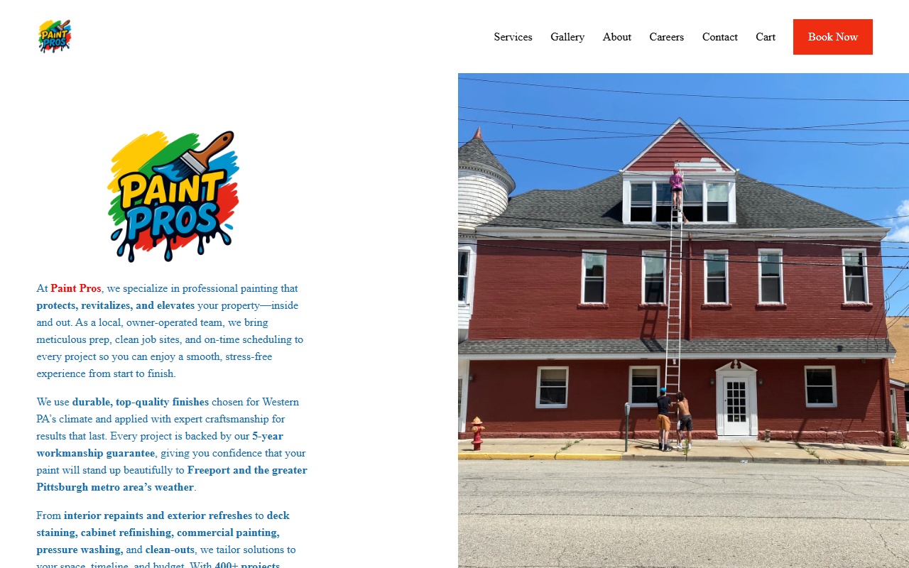 724paintpros.com screenshot