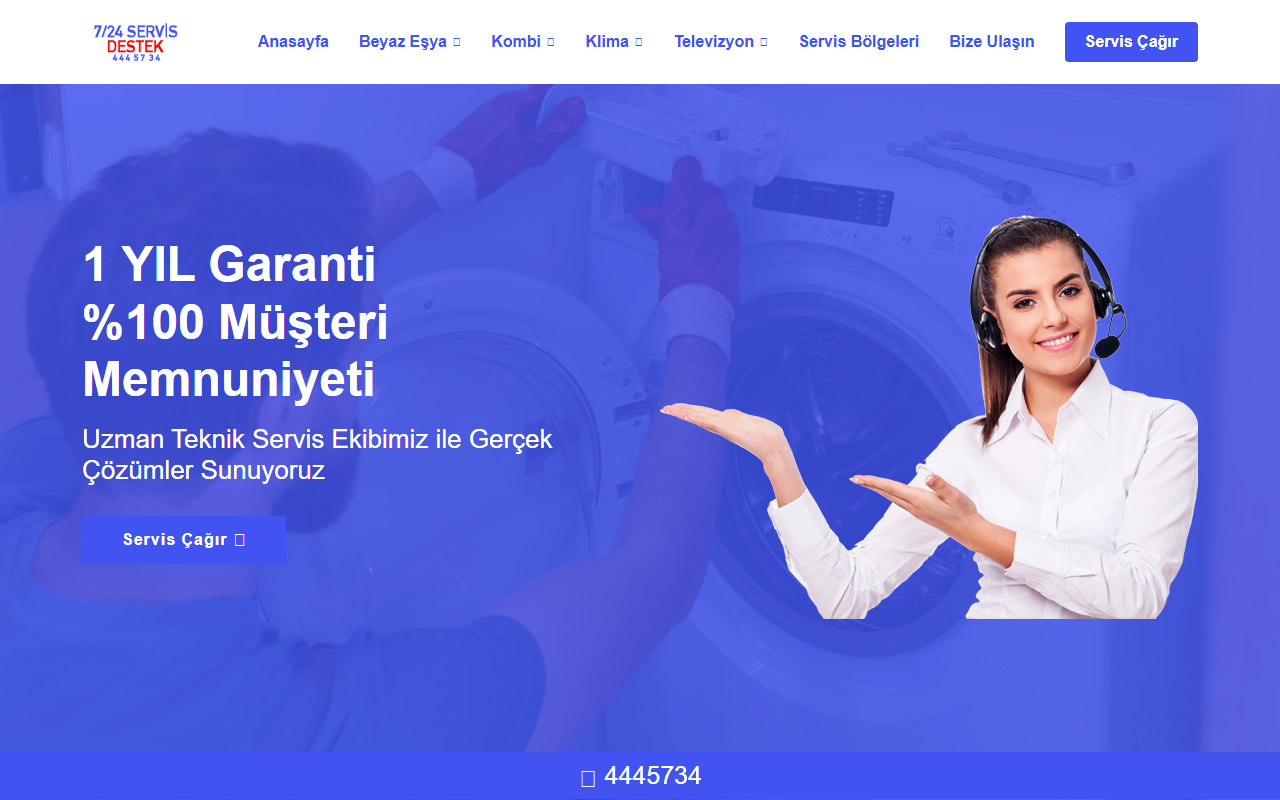724servisdestek.com screenshot