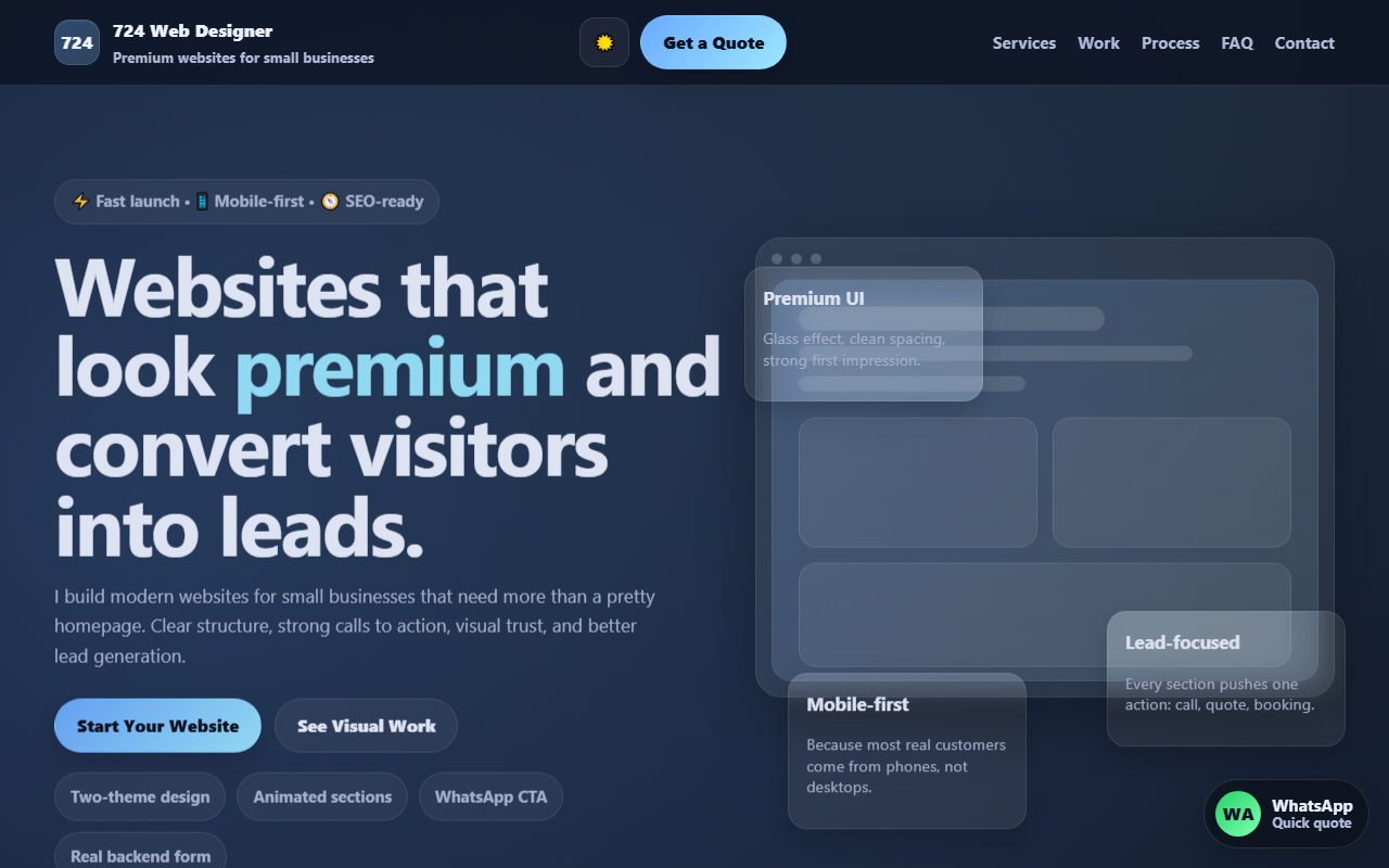 724webdesigner.com screenshot