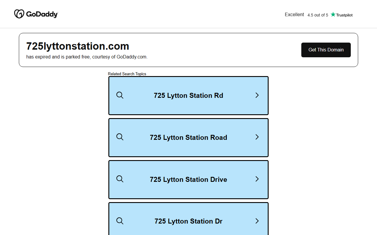 725lyttonstation.com screenshot