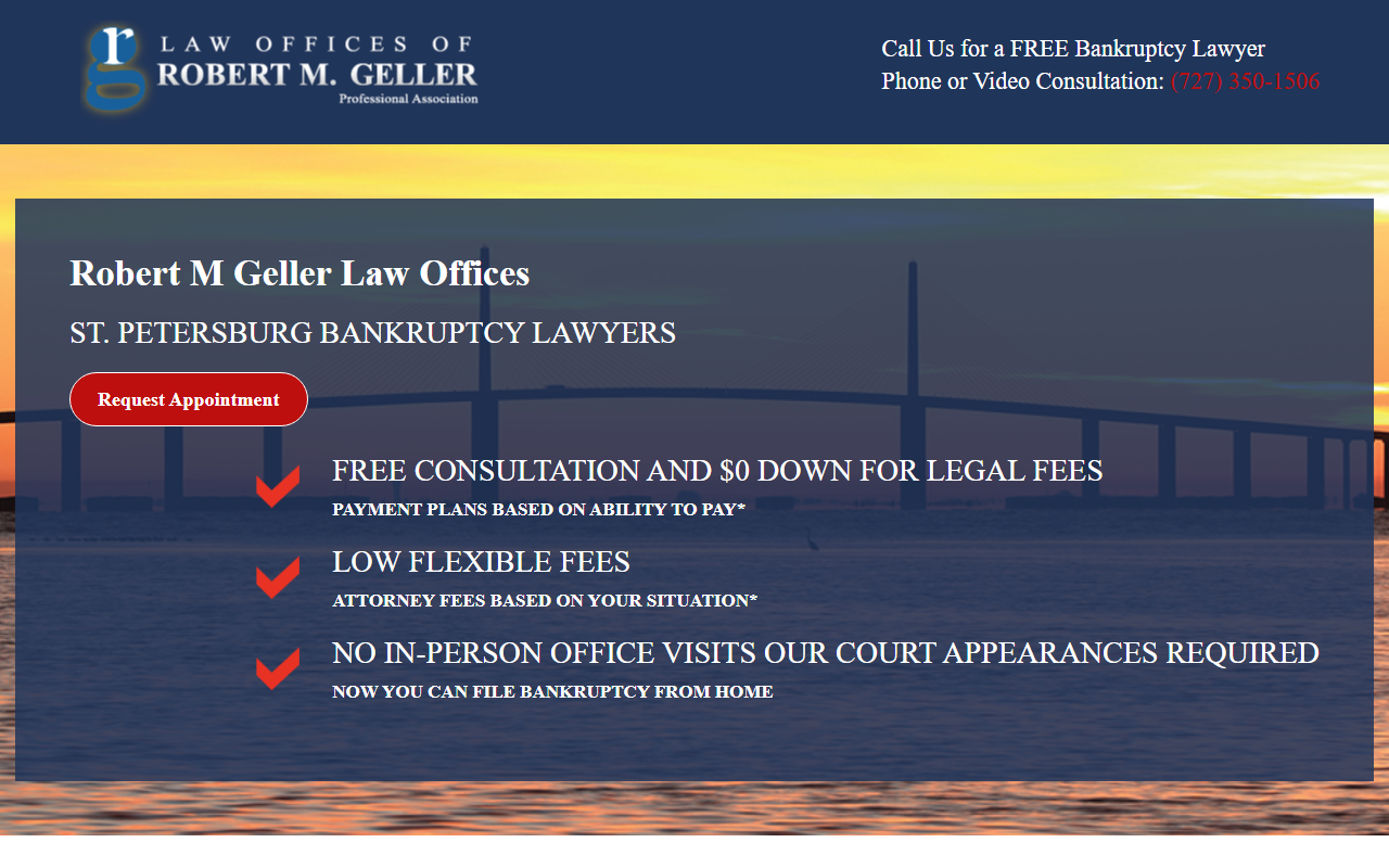 727-bankruptcy.com screenshot