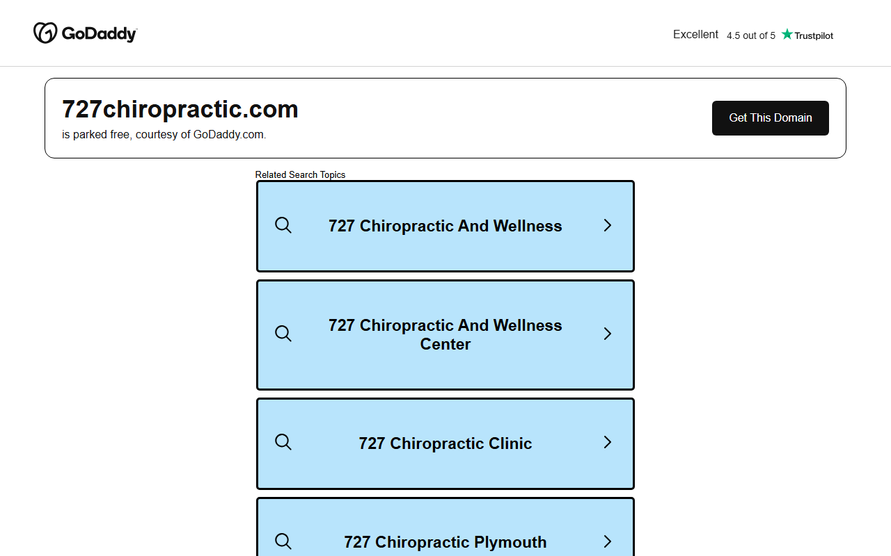 727chiropractic.com screenshot