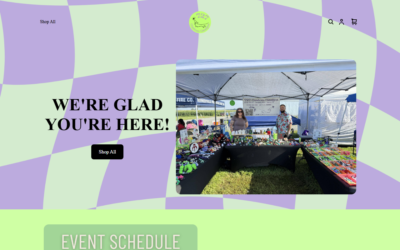 727customdesigns.com screenshot