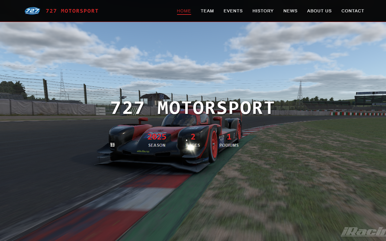 727motorsport.com screenshot