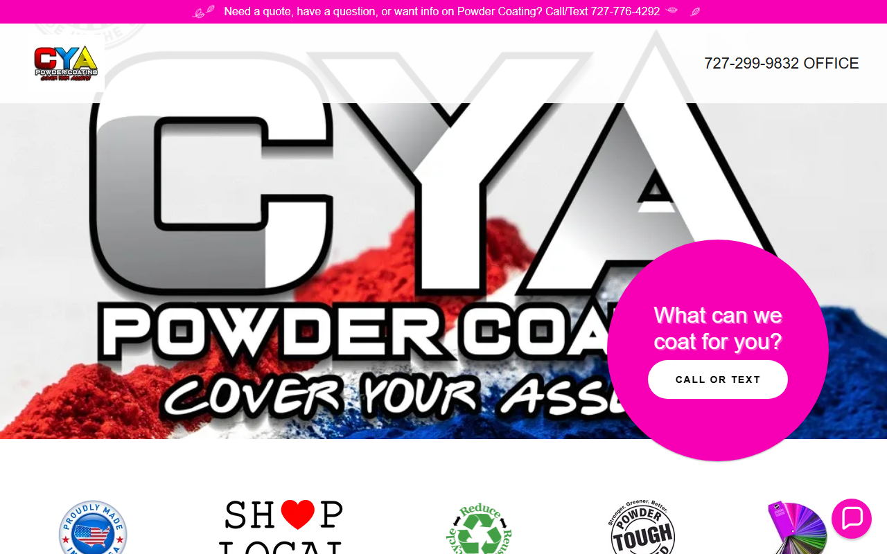 727powdercoating.com screenshot