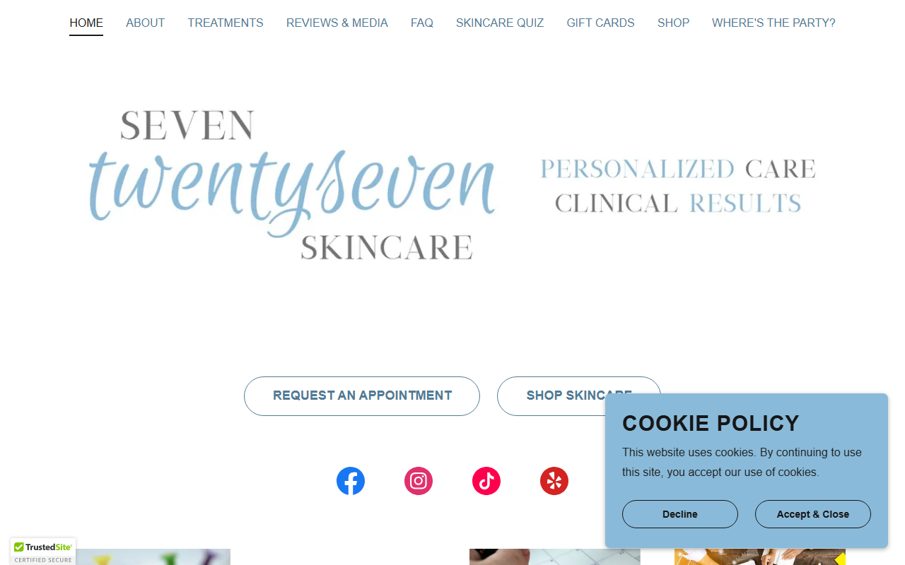 727skincare.com screenshot
