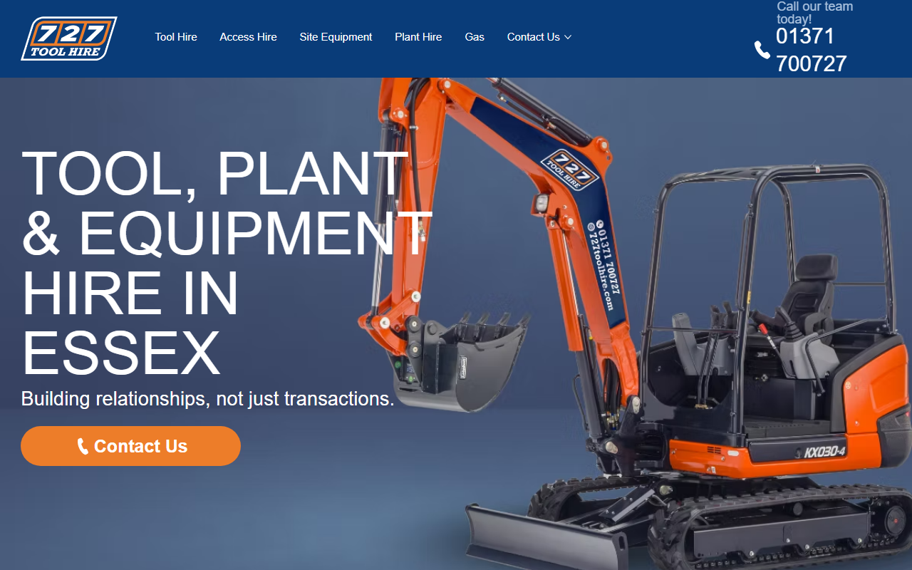 727toolhire.com screenshot