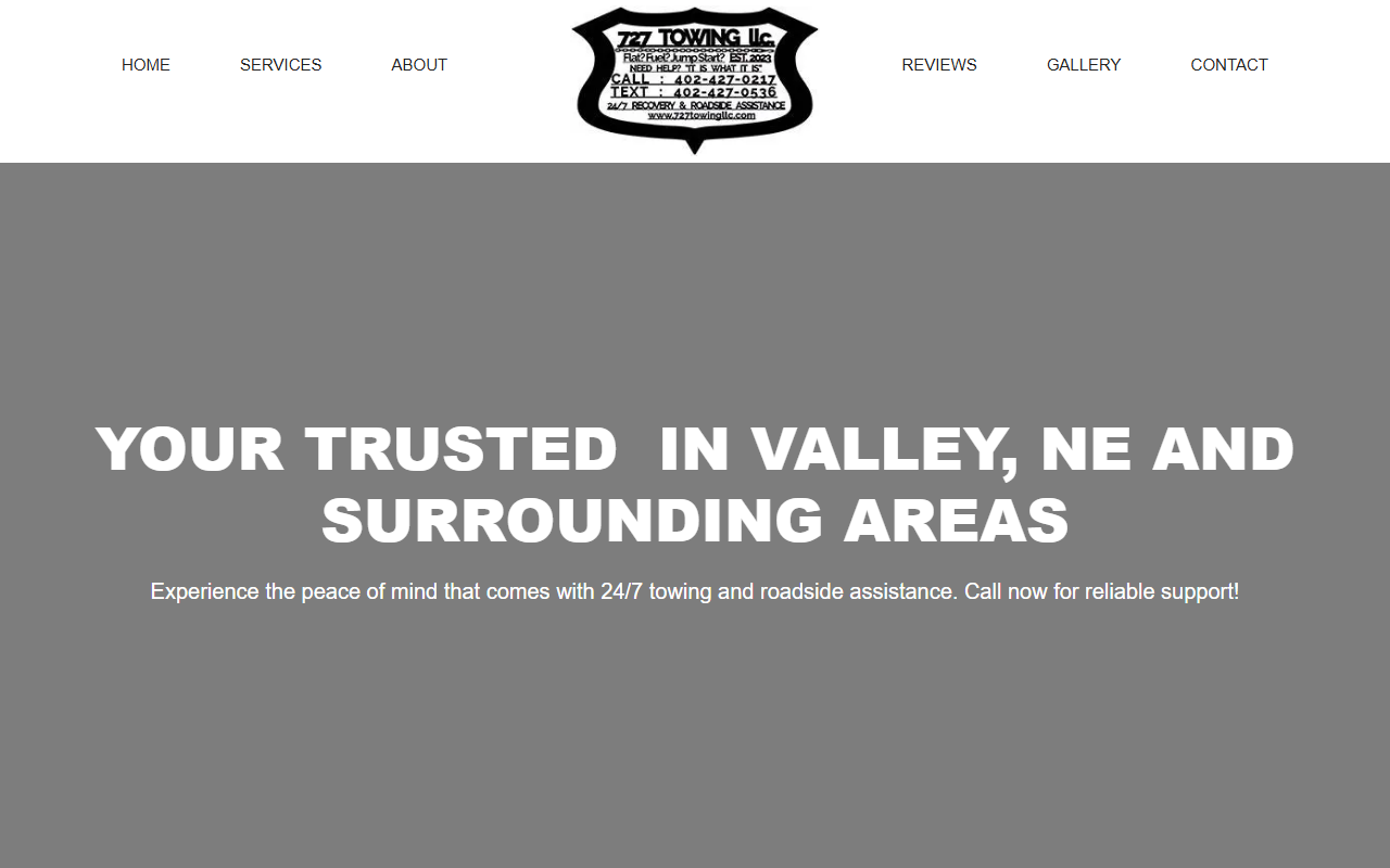 727towingllc.com screenshot