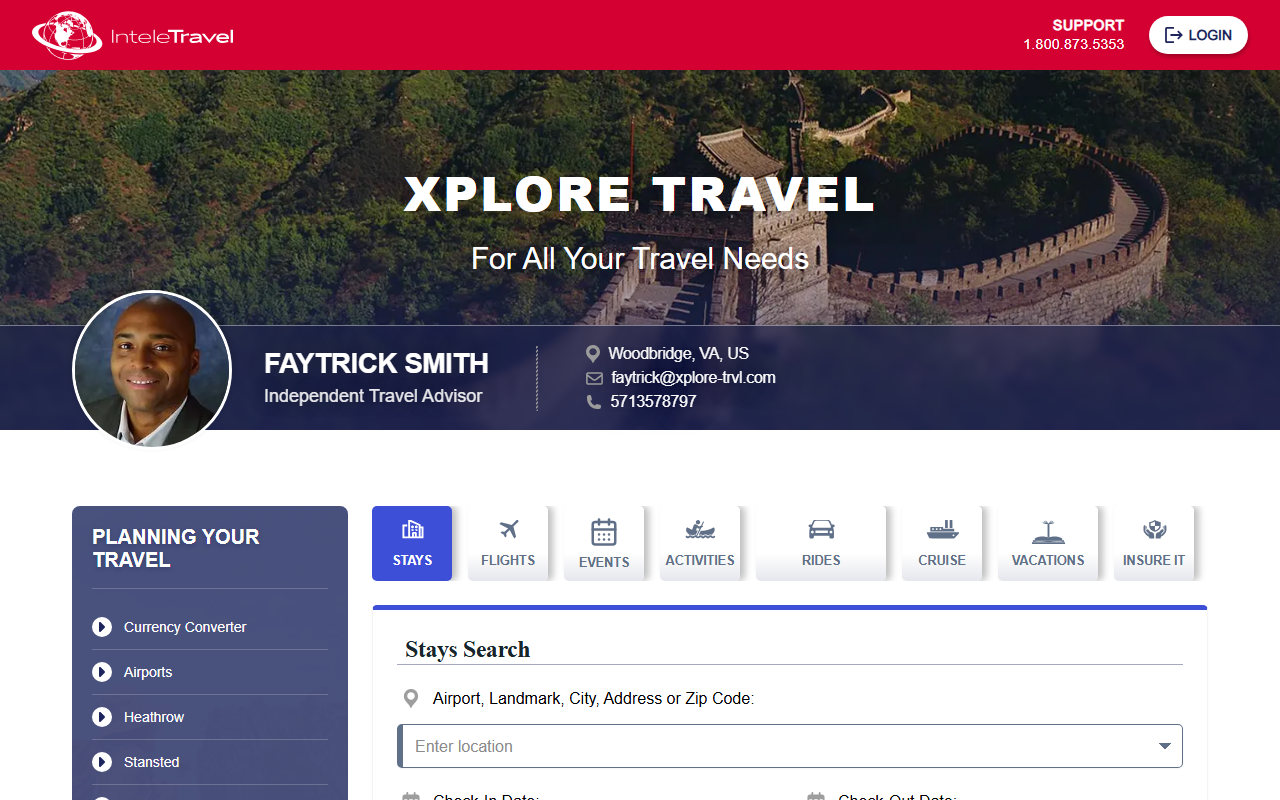 7299travel.com screenshot
