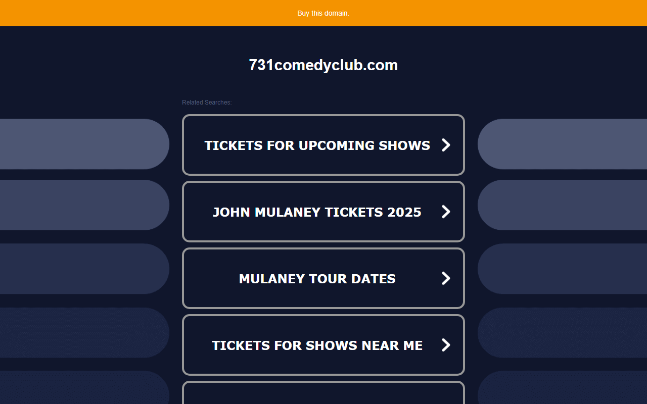731comedyclub.com screenshot