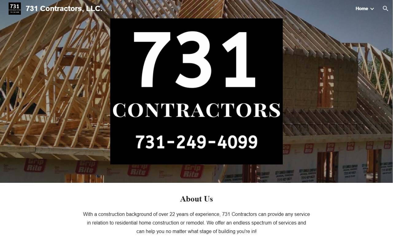 731contractors.com screenshot