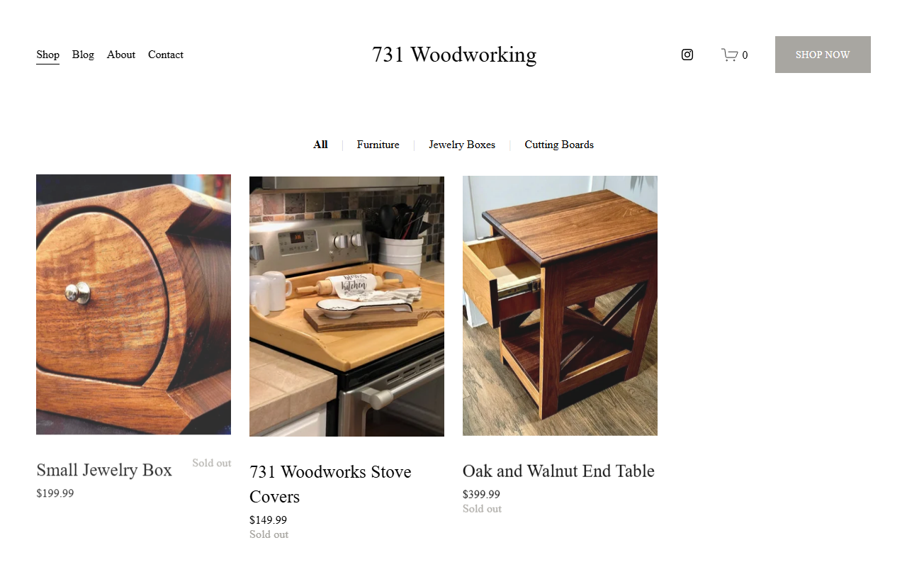 731woodworking.com screenshot
